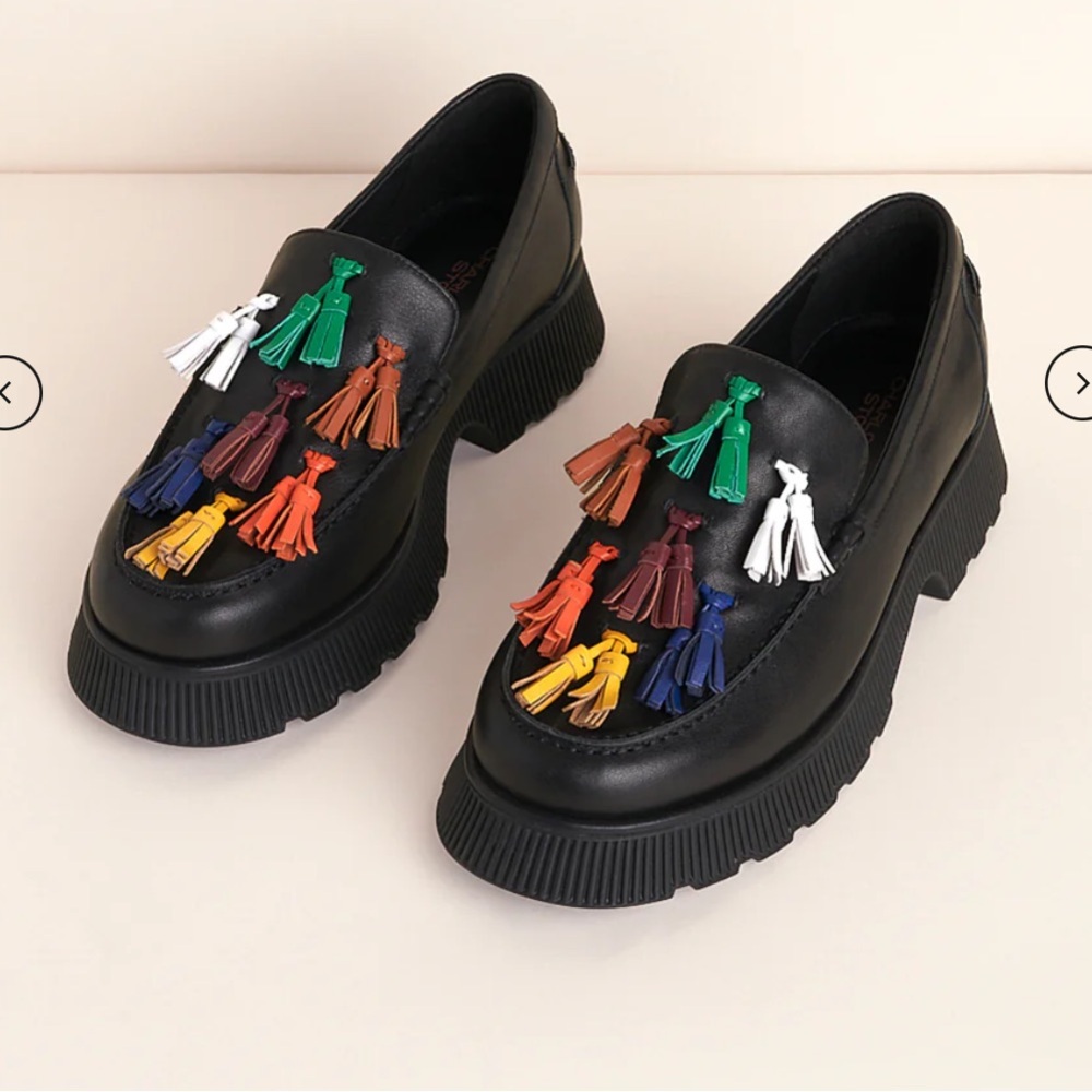 Charlotte Stone Chandler Loafers in Black 8